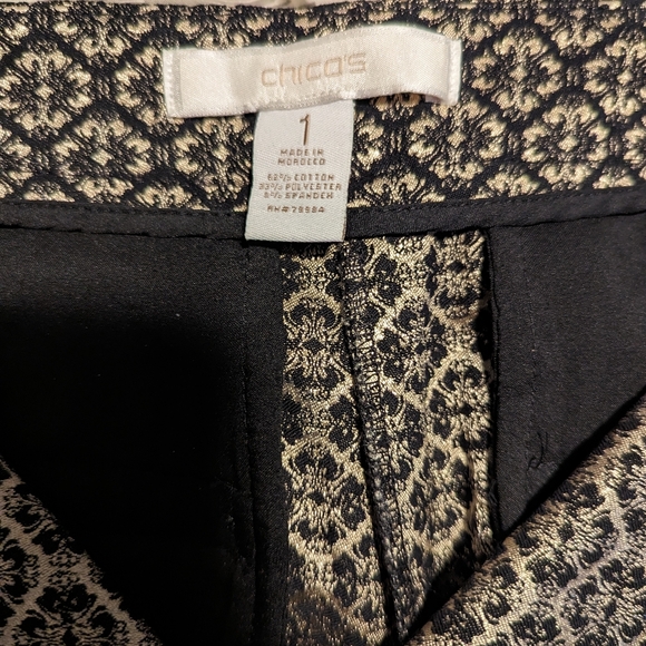 Chicos black and gold suit set - Picture 5 of 7